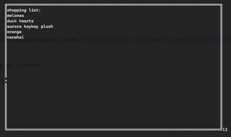 Image of termui. Selected 14th index.